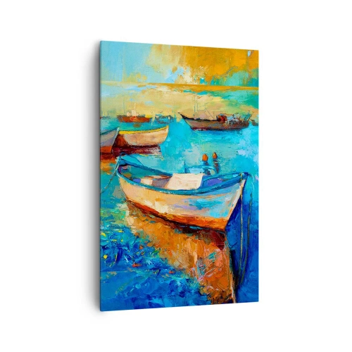 Lærredstryk - Billede på lærred - I den sydlige bugt - 80x120 cm