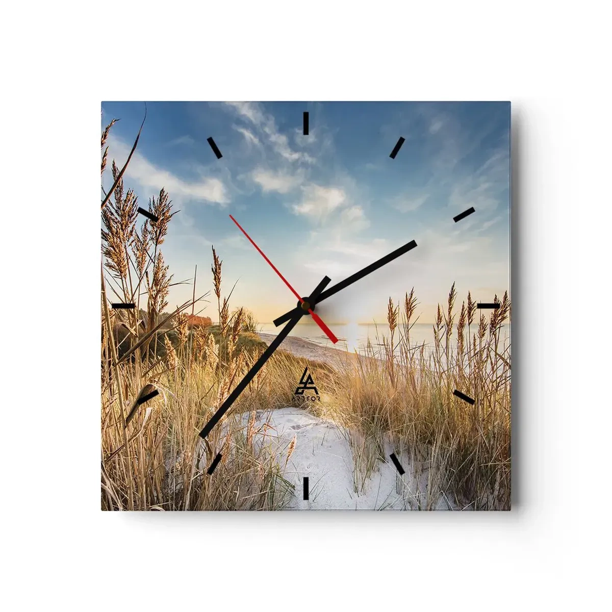 Vægur, Uret - Nordstrand - 40x40 cm