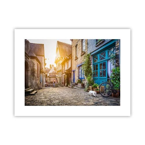 Plakat - Byens hvide spøgelse - 40x30 cm