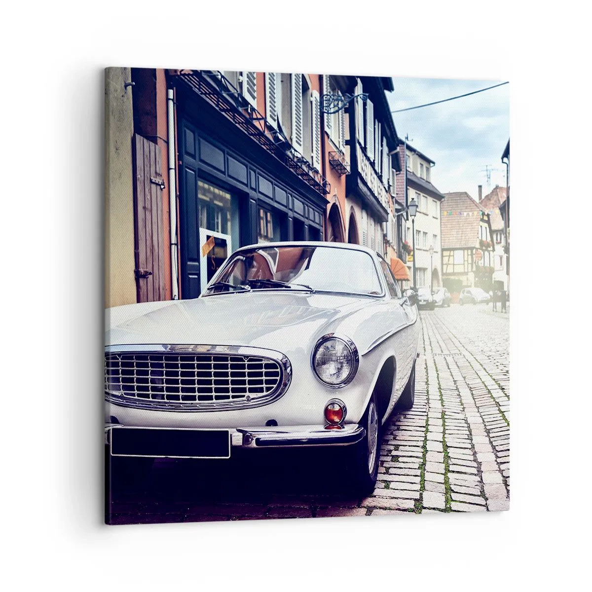 Lærredstryk - Billede på lærred - Fortiden er i dag - 50x50 cm