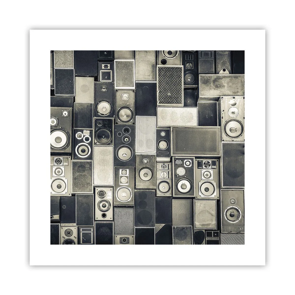 Plakat - Og alt er i orden - 40x40 cm