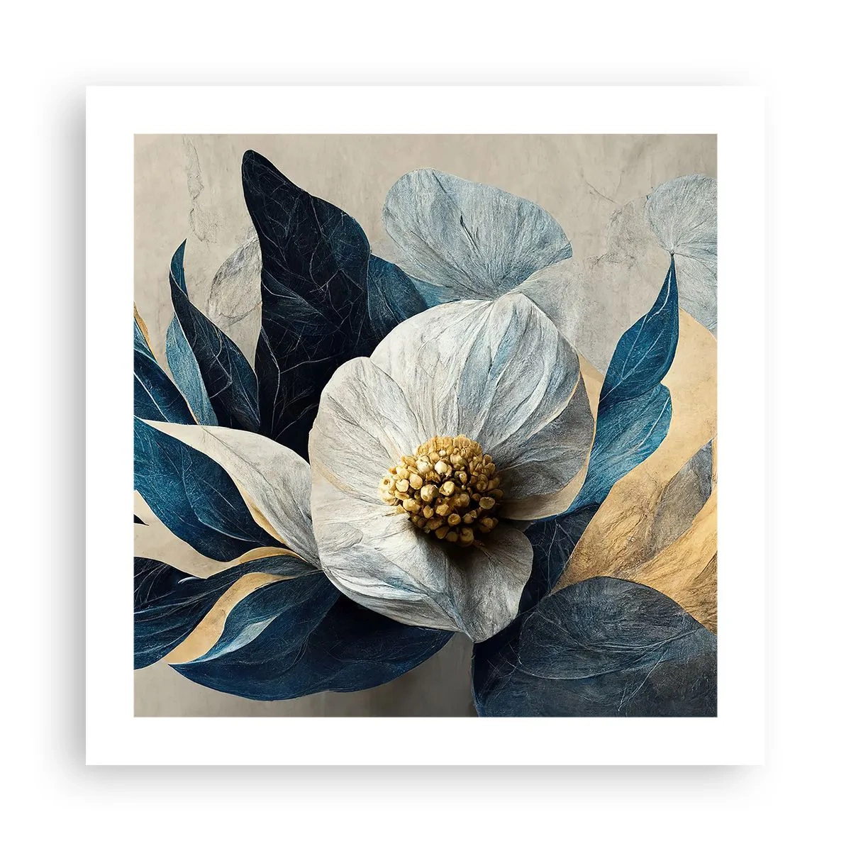 Plakat - Har et hjerte af guld - 50x50 cm