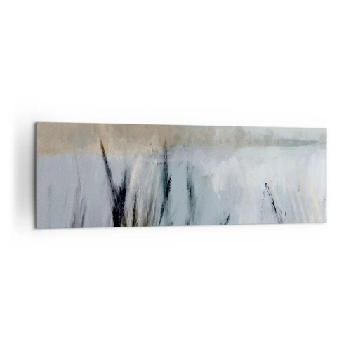 Lærredstryk - Billede på lærred - Vintermarker - 160x50 cm