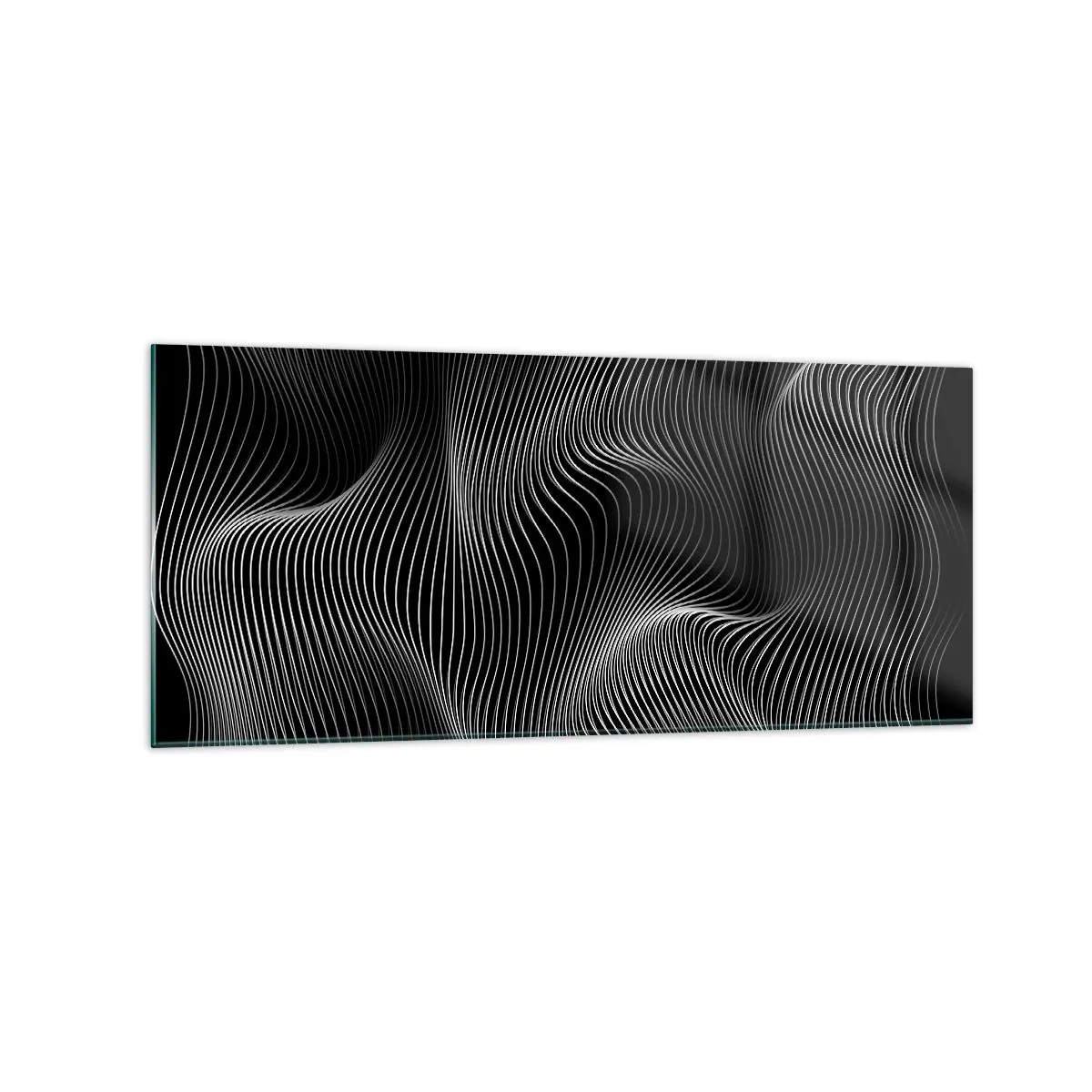 Billede på glas - Lysets dans i rummet - 120x50 cm