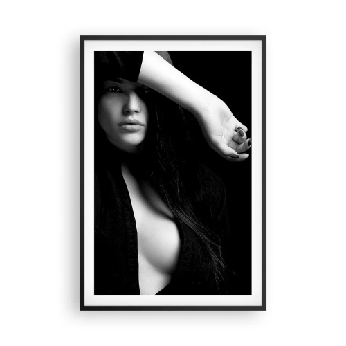 Plakat i sort ramme - Forførelsens skole - 61x91 cm