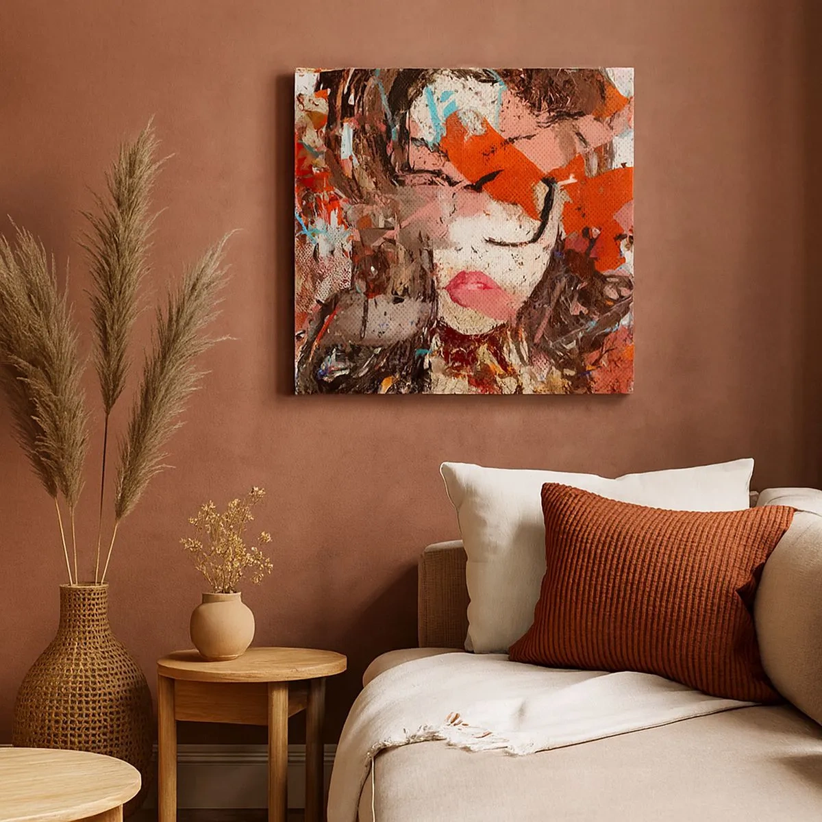 Lærredstryk - Billede på lærred - Ingen ved, hvordan du virkelig er - 30x30 cm