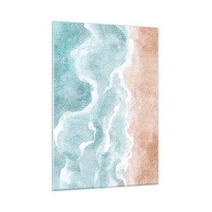 Billede på glas - Abstraktion af skyer - 50x70 cm