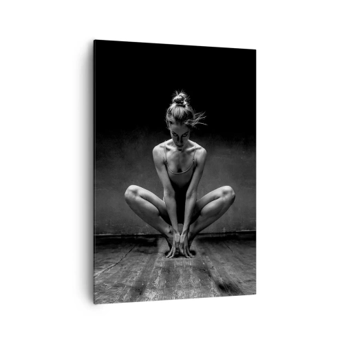 Lærredstryk - Billede på lærred - Fokuseret danseenergi - 70x100 cm