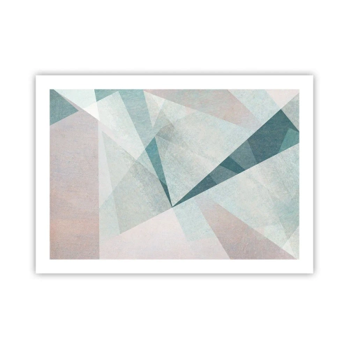 Plakat - Rolig og alligevel dynamisk - 70x50 cm