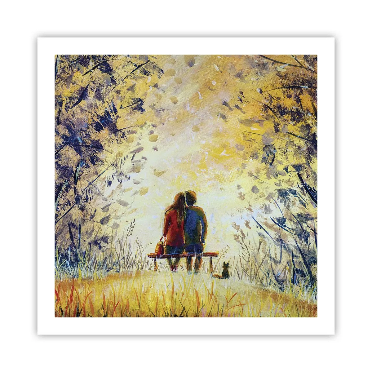 Plakat - Et magisk øjeblik - 60x60 cm