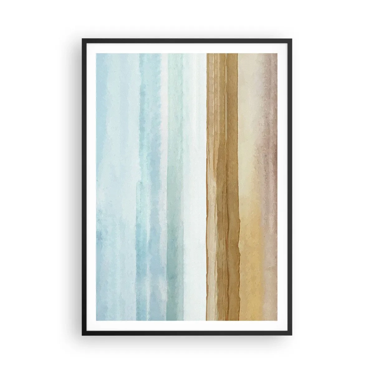 Plakat i sort ramme - Trøst - 70x100 cm