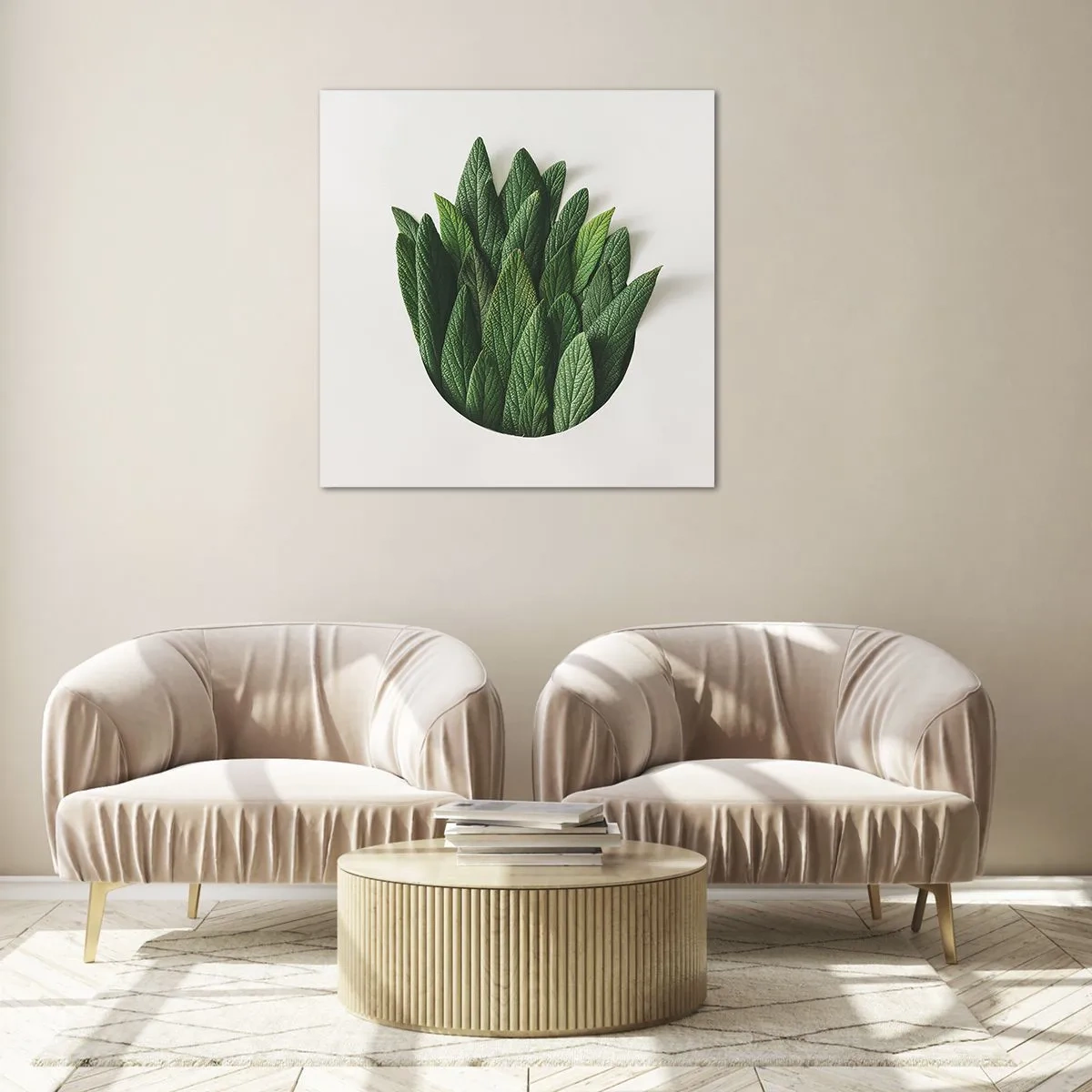 Billede på glas - Uhæmmet nysgerrighed - 30x30 cm