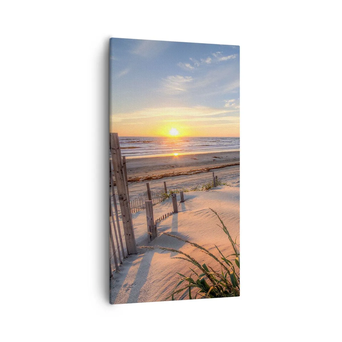 Lærredstryk - Billede på lærred - Vindens blænding og skygge - 55x100 cm