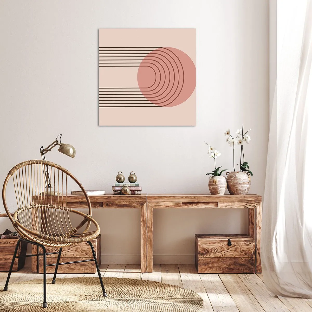 Lærredstryk - Billede på lærred - Uimodståelig tiltrækningskraft - 40x40 cm