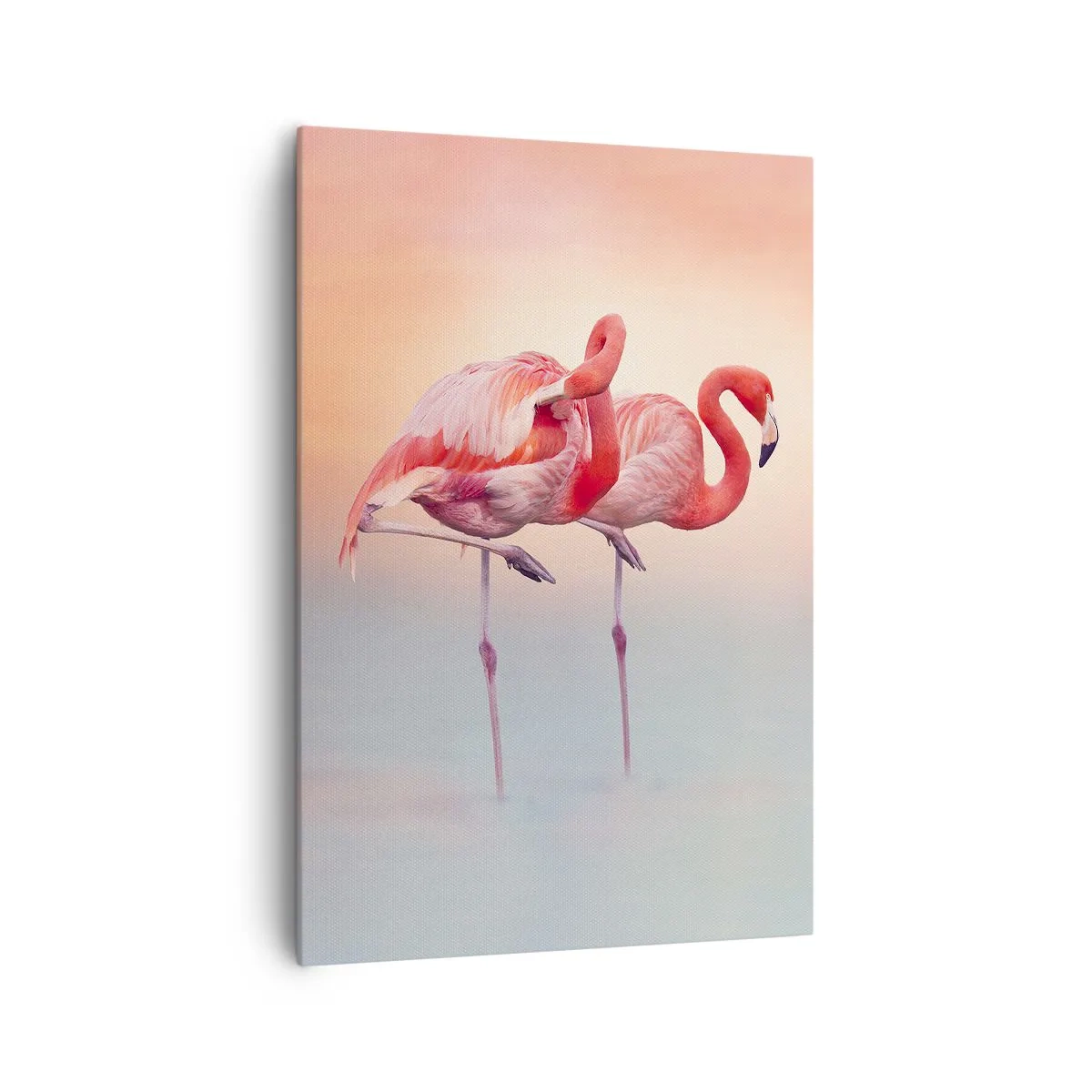 Lærredstryk - Billede på lærred - I farven af den nedgående sol - 70x100 cm