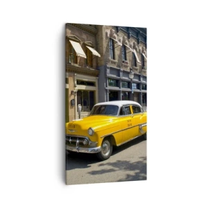 Lærredstryk - Billede på lærred - Der var engang i Amerika - 45x80 cm