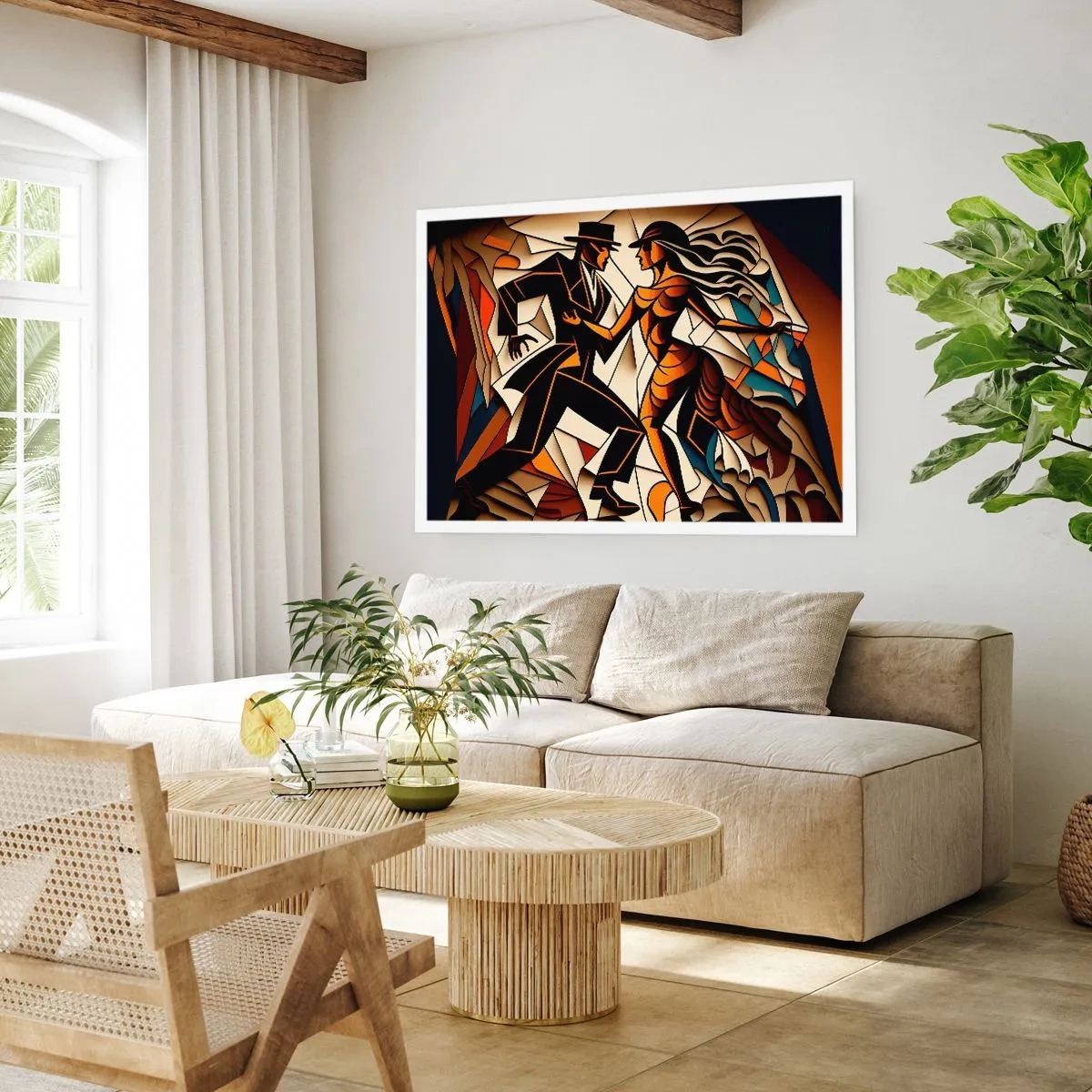 Plakat - Dans af lidenskab og passion - 100x70 cm