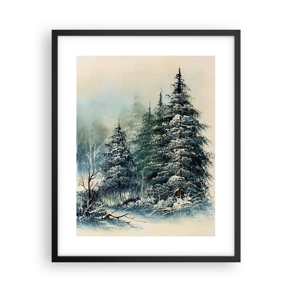 Plakat i sort ramme - Klar til jul - 40x50 cm