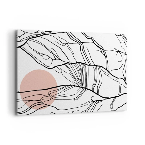 Lærredstryk - Billede på lærred - I et netværk af kviste - 120x80 cm