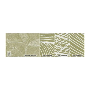 Fototapet Prøve Standard Eco - Indviklet abstraktion i hvidt - Boho, Minimalisme, Stykke - 100x30 cm