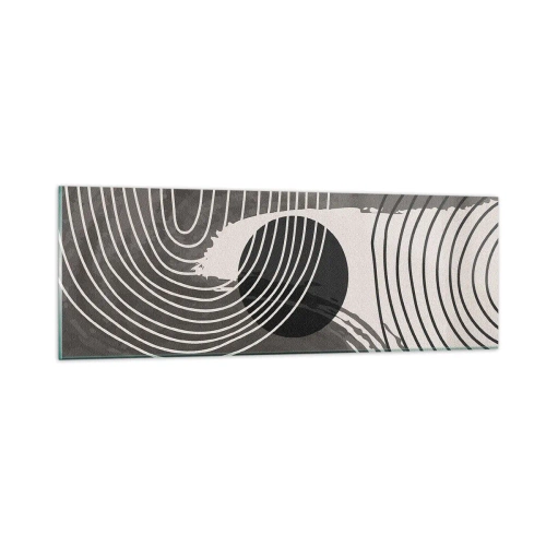 Billede på glas - Oval vinder - 90x30 cm