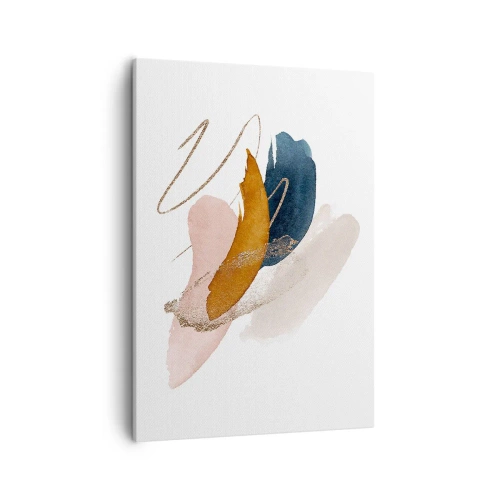 Lærredstryk - Billede på lærred - Bevinget sammensætning - 50x70 cm