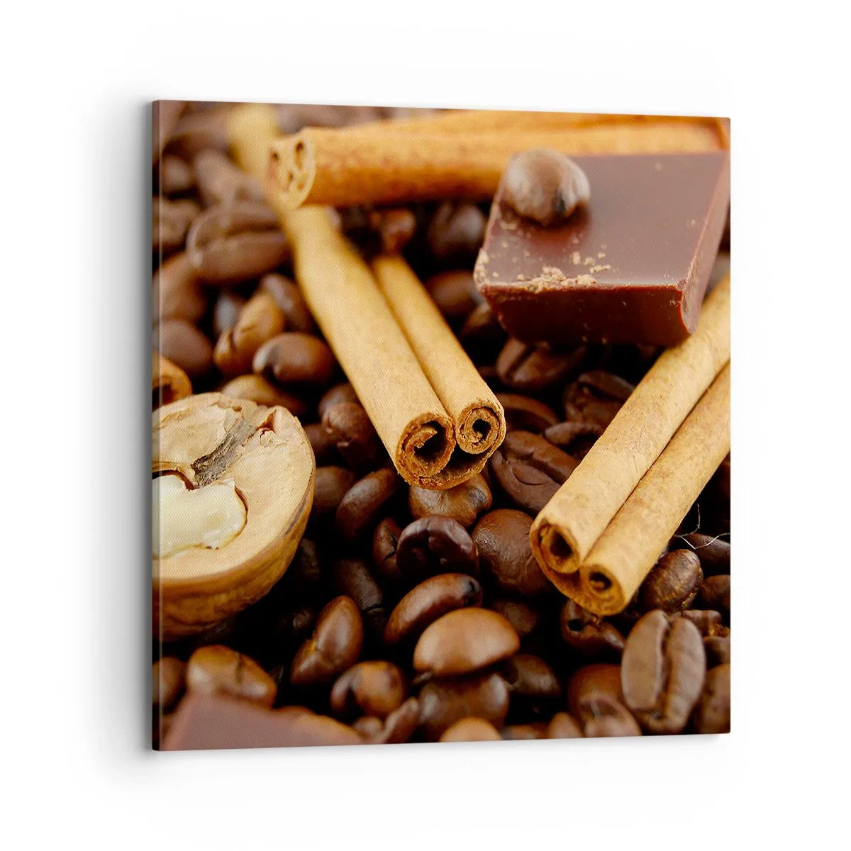 Lærredstryk - Billede på lærred - Koncert af smagsoplevelser - 70x70 cm