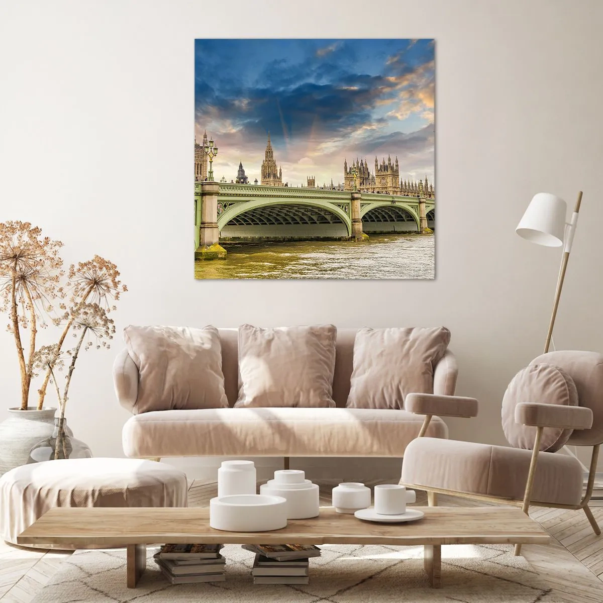 Lærredstryk - Billede på lærred - Tiden stod stille i Imperiet - 60x60 cm