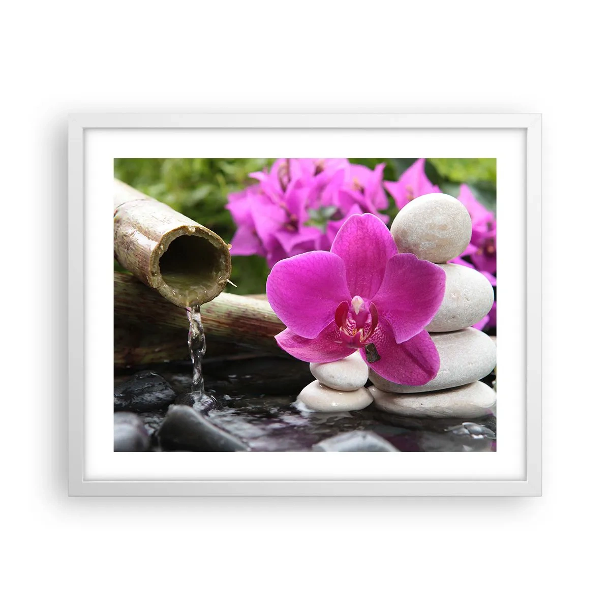 Plakat i hvid ramme - Du hviler allerede - 50x40 cm