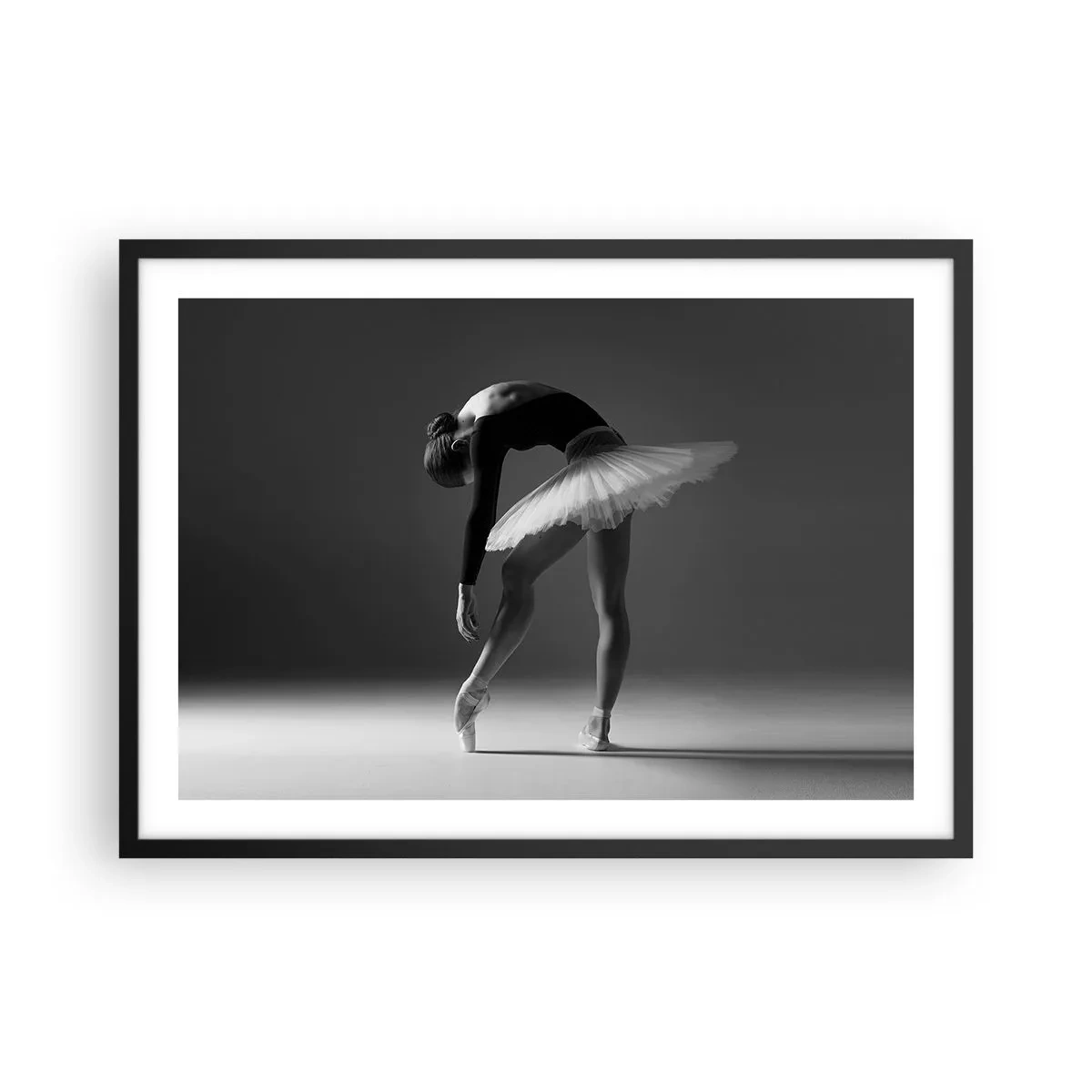 Plakat i sort ramme - Bella balerina - 70x50 cm