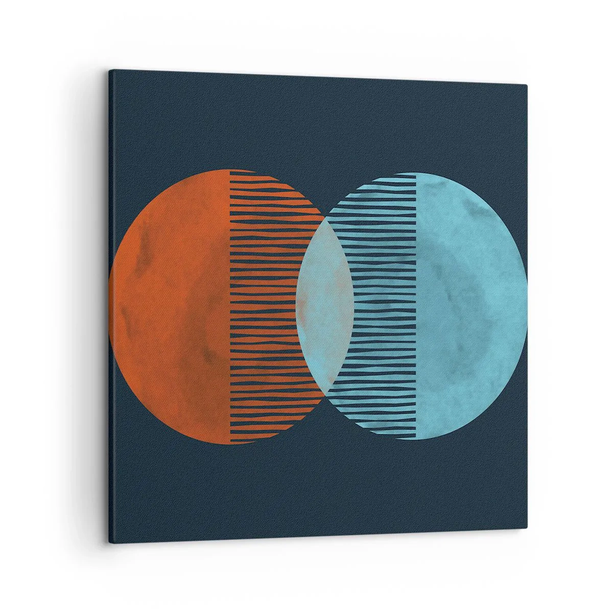 Lærredstryk - Billede på lærred - Astronomisk fantasi - 50x50 cm