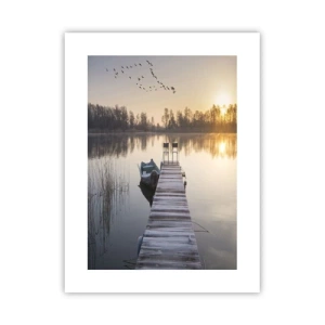 Plakat - Jeg kommer tilbage om et stykke tid - 30x40 cm