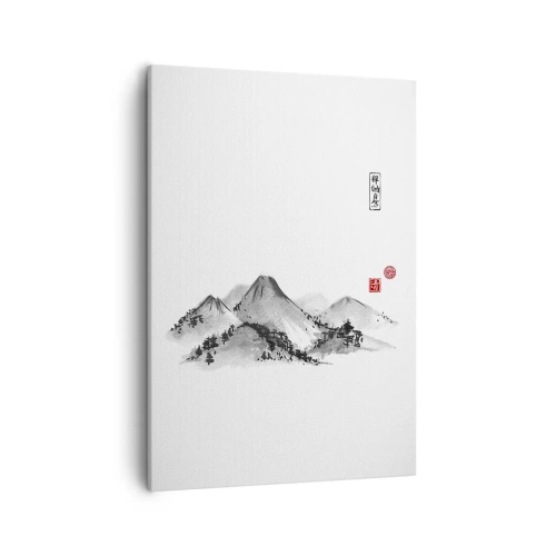 Lærredstryk - Billede på lærred - Langt væk - 50x70 cm