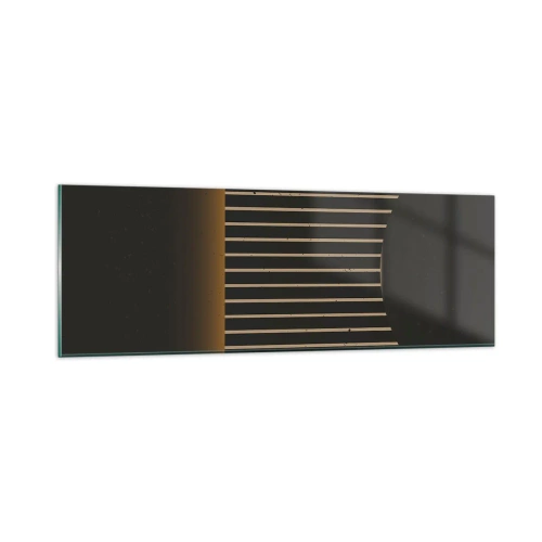 Billede på glas - Udforsk mørket - 90x30 cm