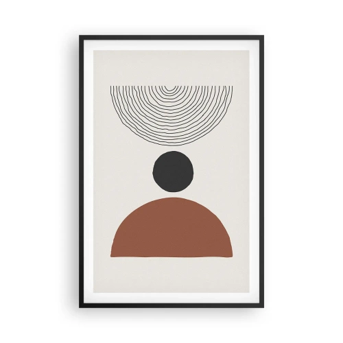 Plakat i sort ramme - I rampelyset - 61x91 cm