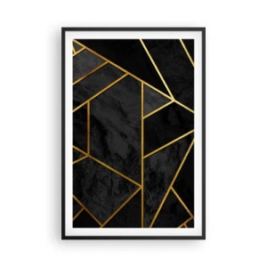 Plakat i sort ramme - Mørke og lys - 61x91 cm