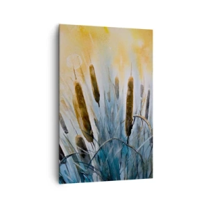 Lærredstryk - Billede på lærred - Vandets kulde, solens varme - 80x120 cm