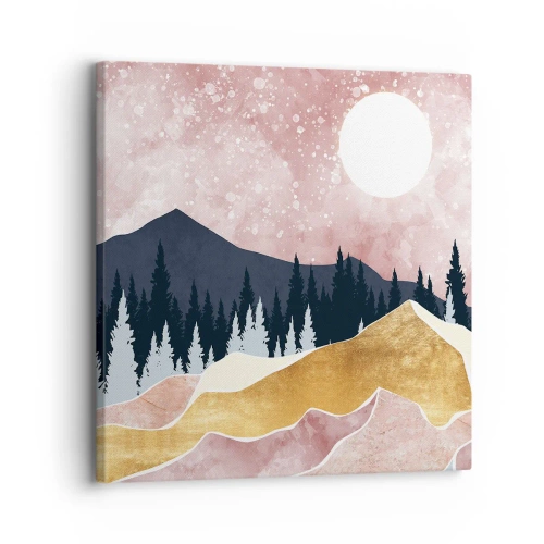 Lærredstryk - Billede på lærred - Nattevagt - 30x30 cm