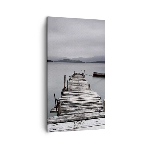 Lærredstryk - Billede på lærred - Du kan tage af sted i morgen - 45x80 cm