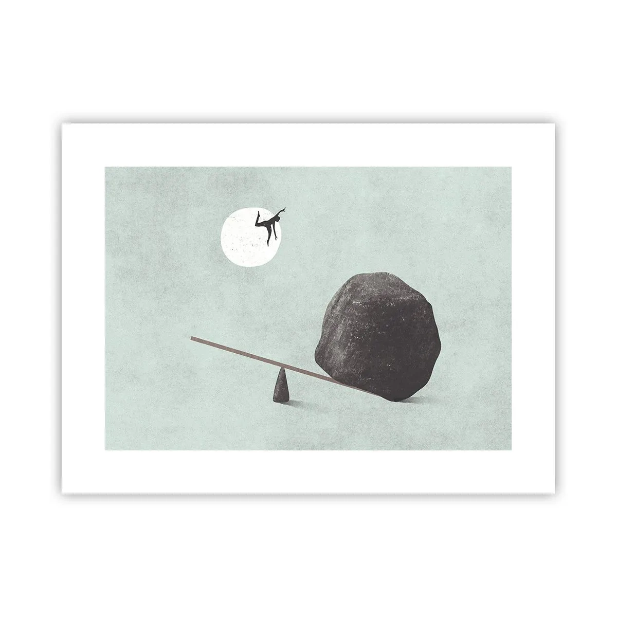Plakat - En drøm går i opfyldelse - 40x30 cm