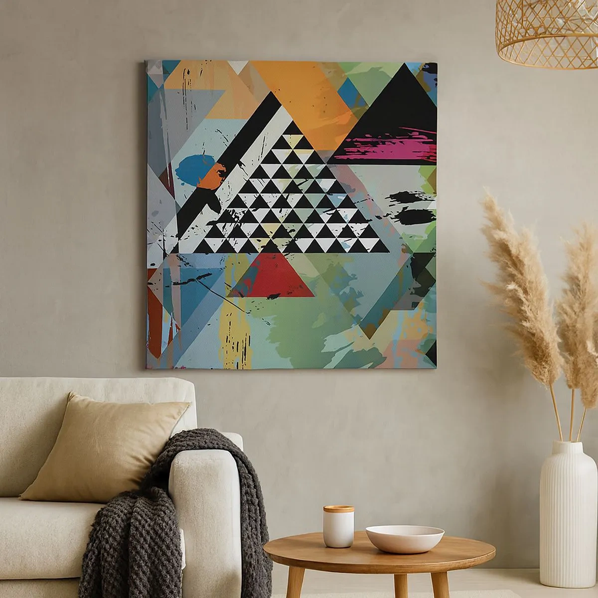 Lærredstryk - Billede på lærred - Hvor enkelt - 30x30 cm