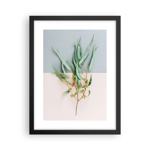 Plakat i sort ramme - Pastelfarvernes subtilitet - 30x40 cm
