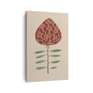 Lærredstryk - Billede på lærred - Som en stor pind - 80x120 cm
