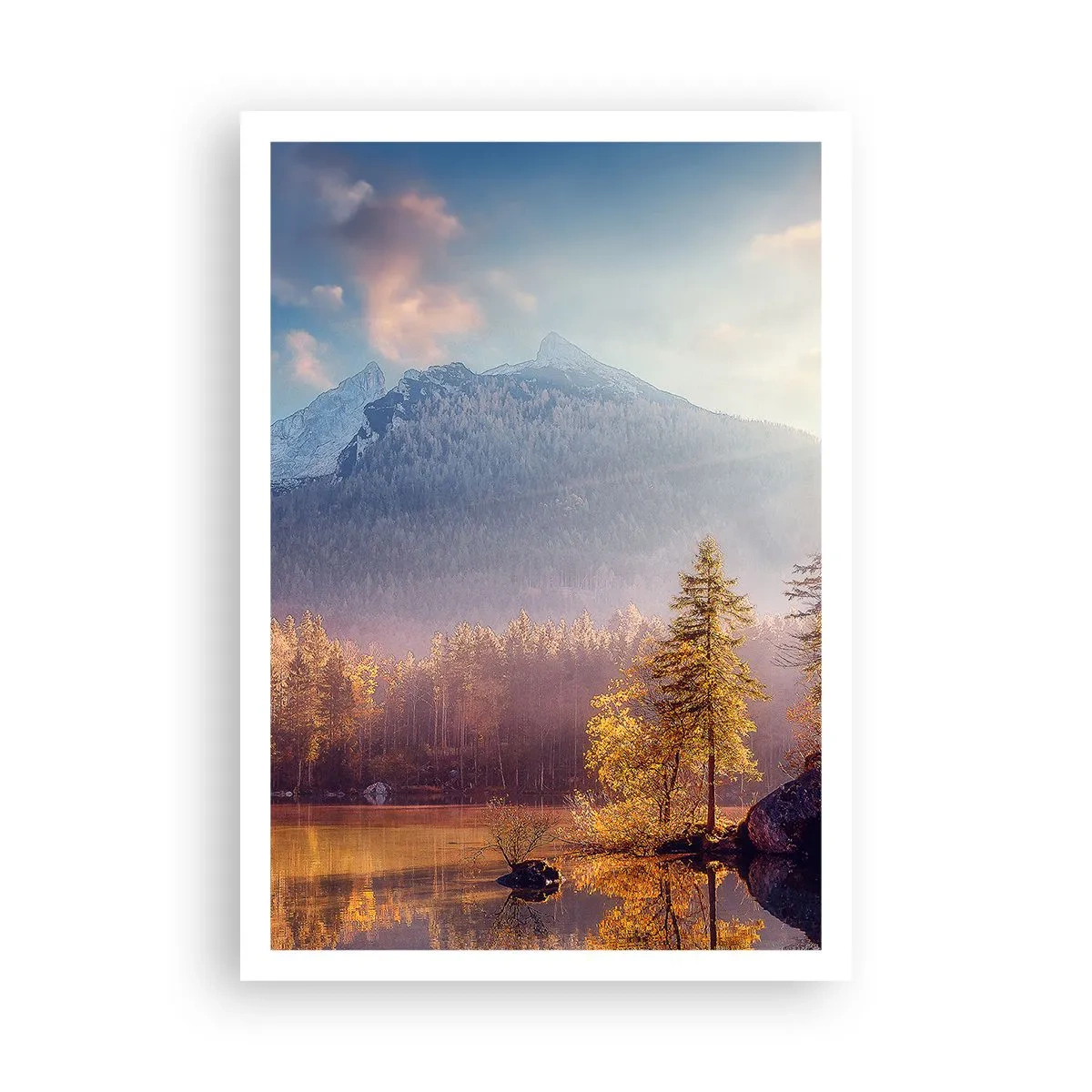 Plakat - I bjerge og dale - 70x100 cm