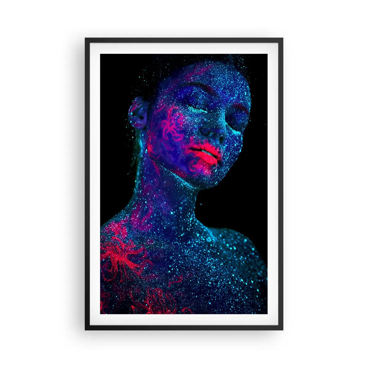 Plakat i sort ramme - I stjernestøv - 61x91 cm