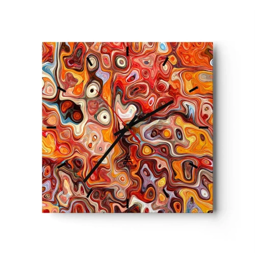 Vægur, Uret - Hvis nødderne var smeltet i honningen - 30x30 cm