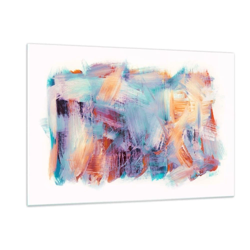 Billede på glas - Farverigt rod - 120x80 cm
