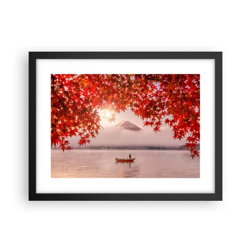 Plakat i sort ramme - I en japansk atmosfære - 40x30 cm