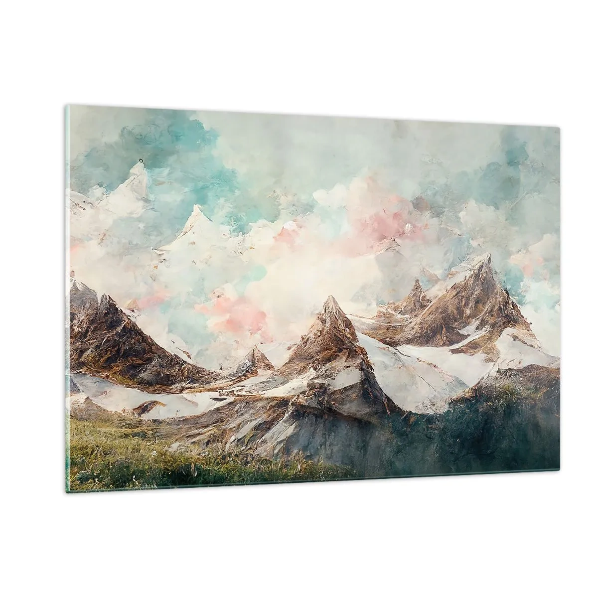 Billede på glas - Stenede knive - 120x80 cm
