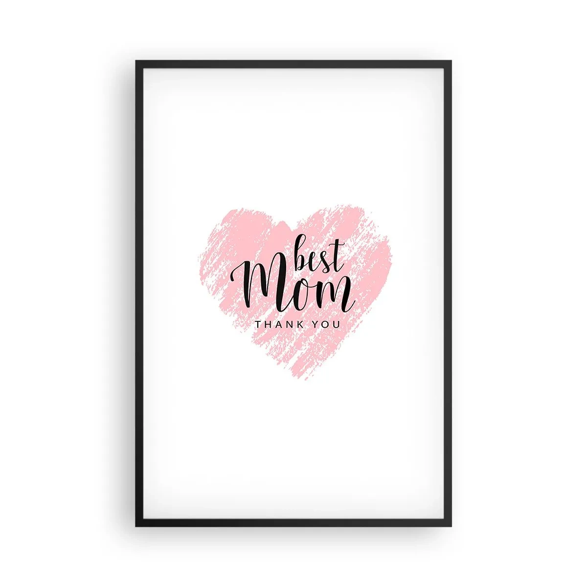 Plakat i sort ramme - Altid det rette øjeblik - 61x91 cm